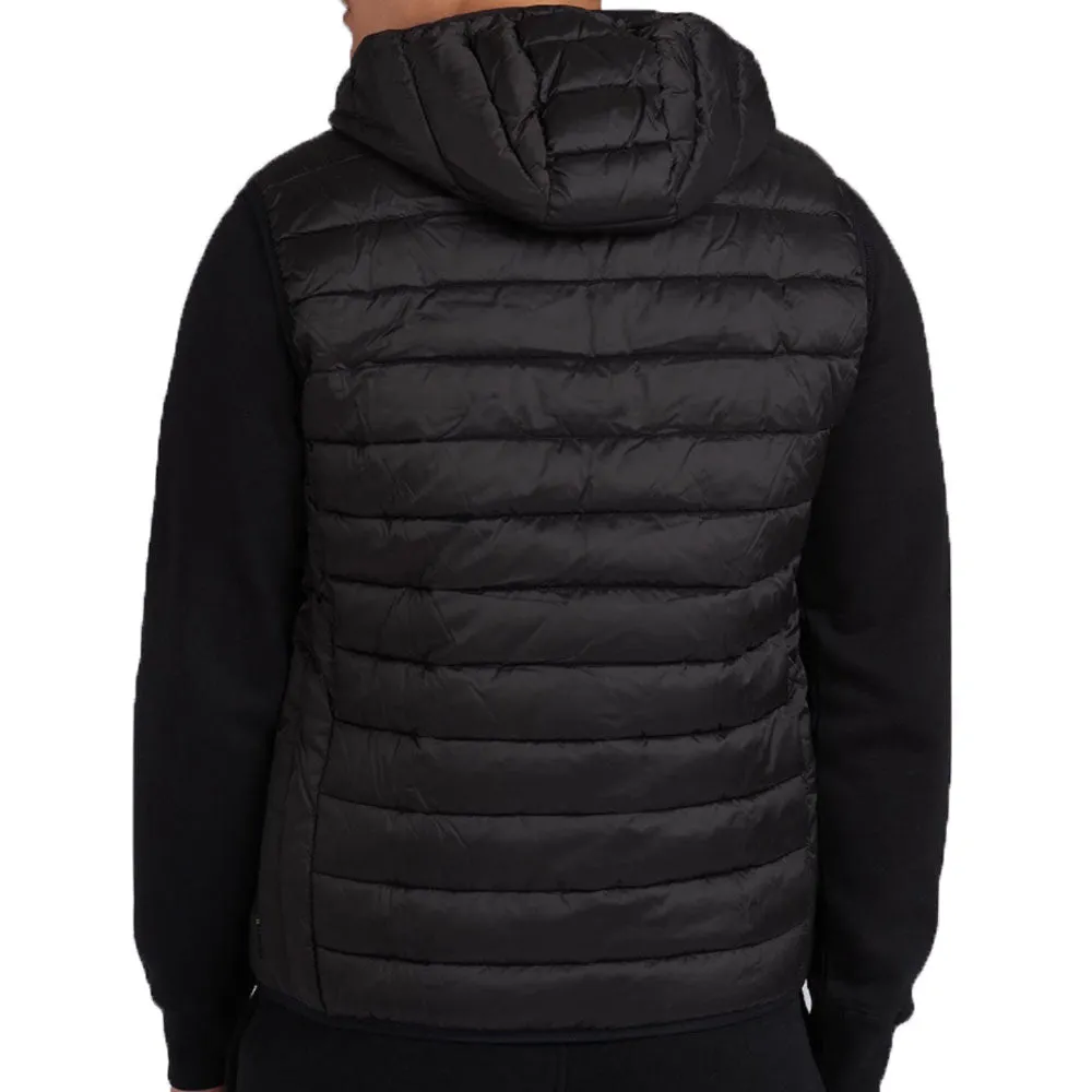 Mens Barbour International Ouston Hooded Gilet - Black