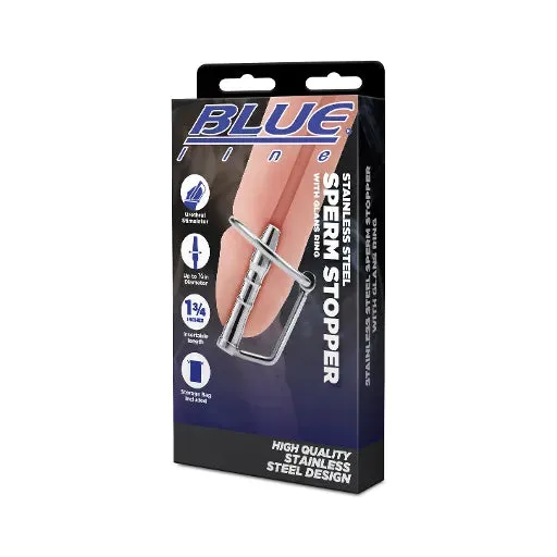 Blue Line STAINLESS STEEL SPERM STOPPER WITH GLANS RING