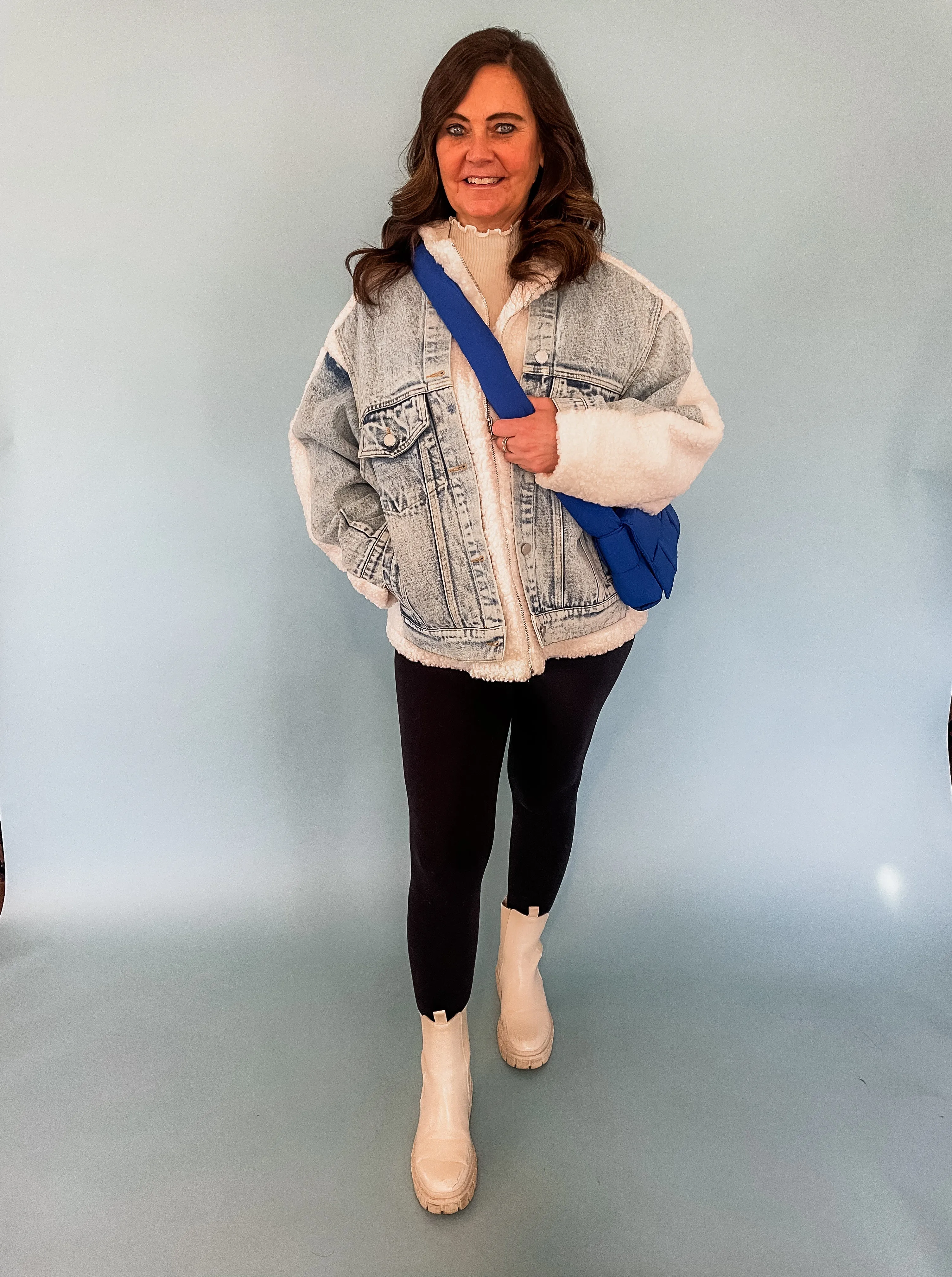 Denim & Sherpa Jacket