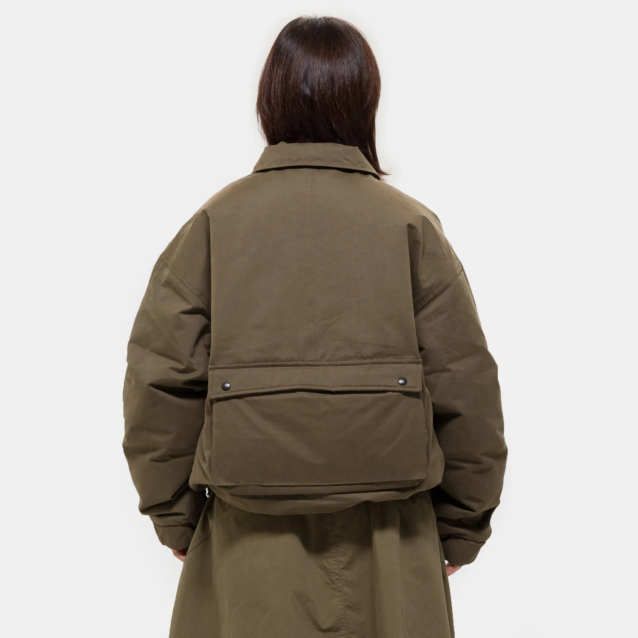 Down Pocket Jacket in Khaki