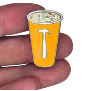 Hammer Cup Enamel Pin
