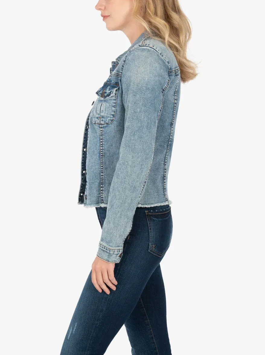 Kara Jacket-No Waist W Fray [Standard W Medium-KJ0314MA9]