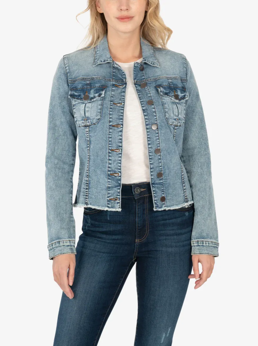 Kara Jacket-No Waist W Fray [Standard W Medium-KJ0314MA9]