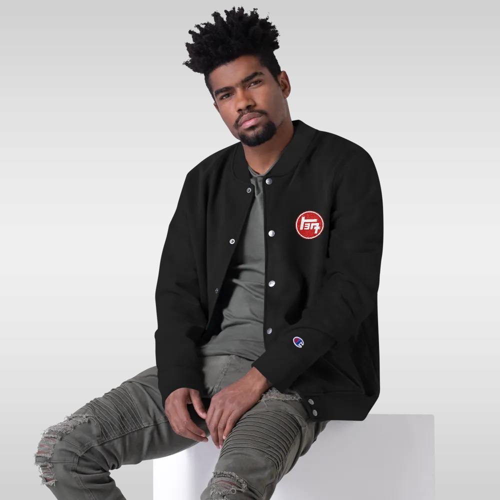 TEQ Embroidered Champion Bomber Jacket