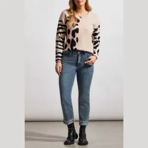 Tribal Jeans - Audrey Girlfriend Straight Ankle Jeans
