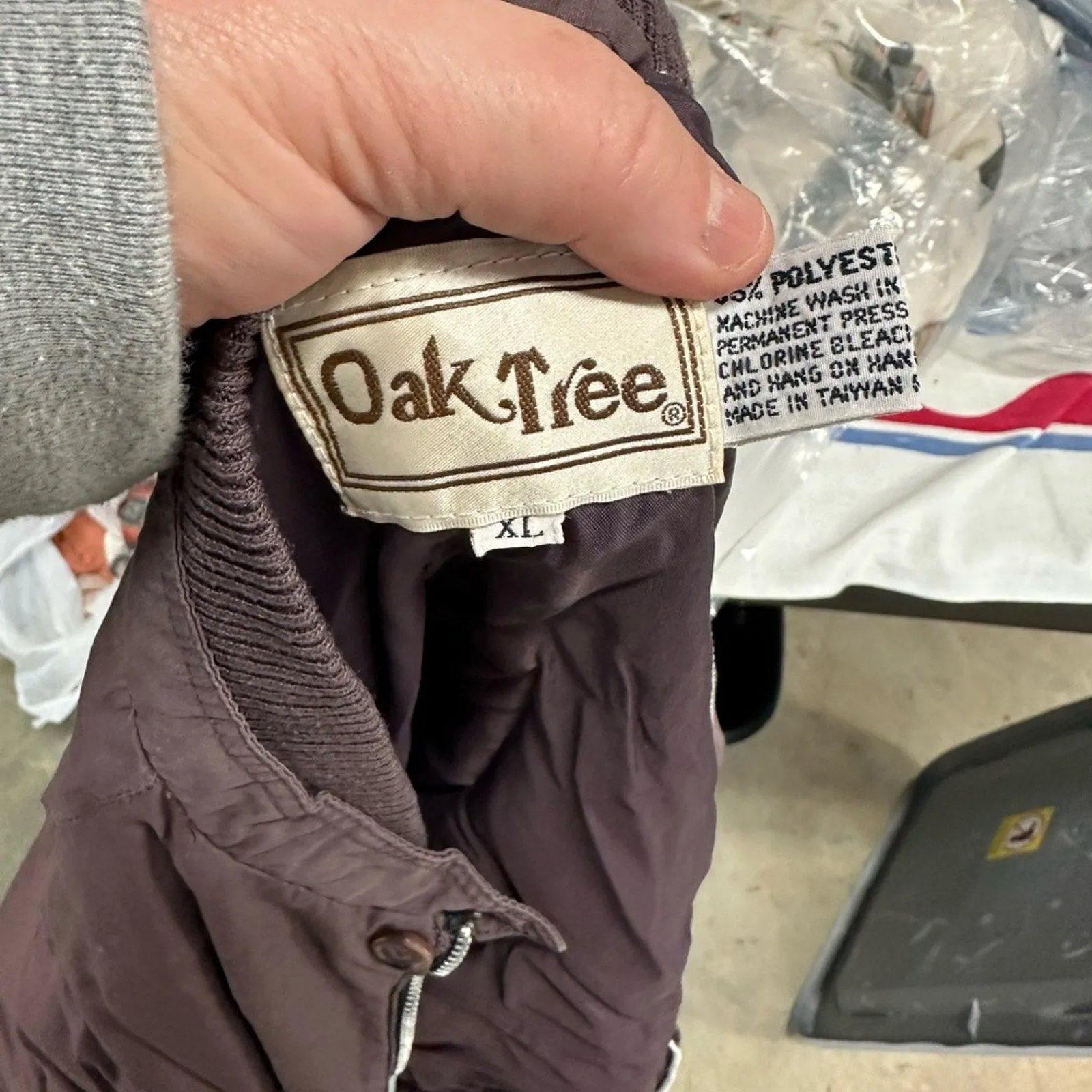 Vintage 80’s Oak Tree “Members Only” Bomber Jacket