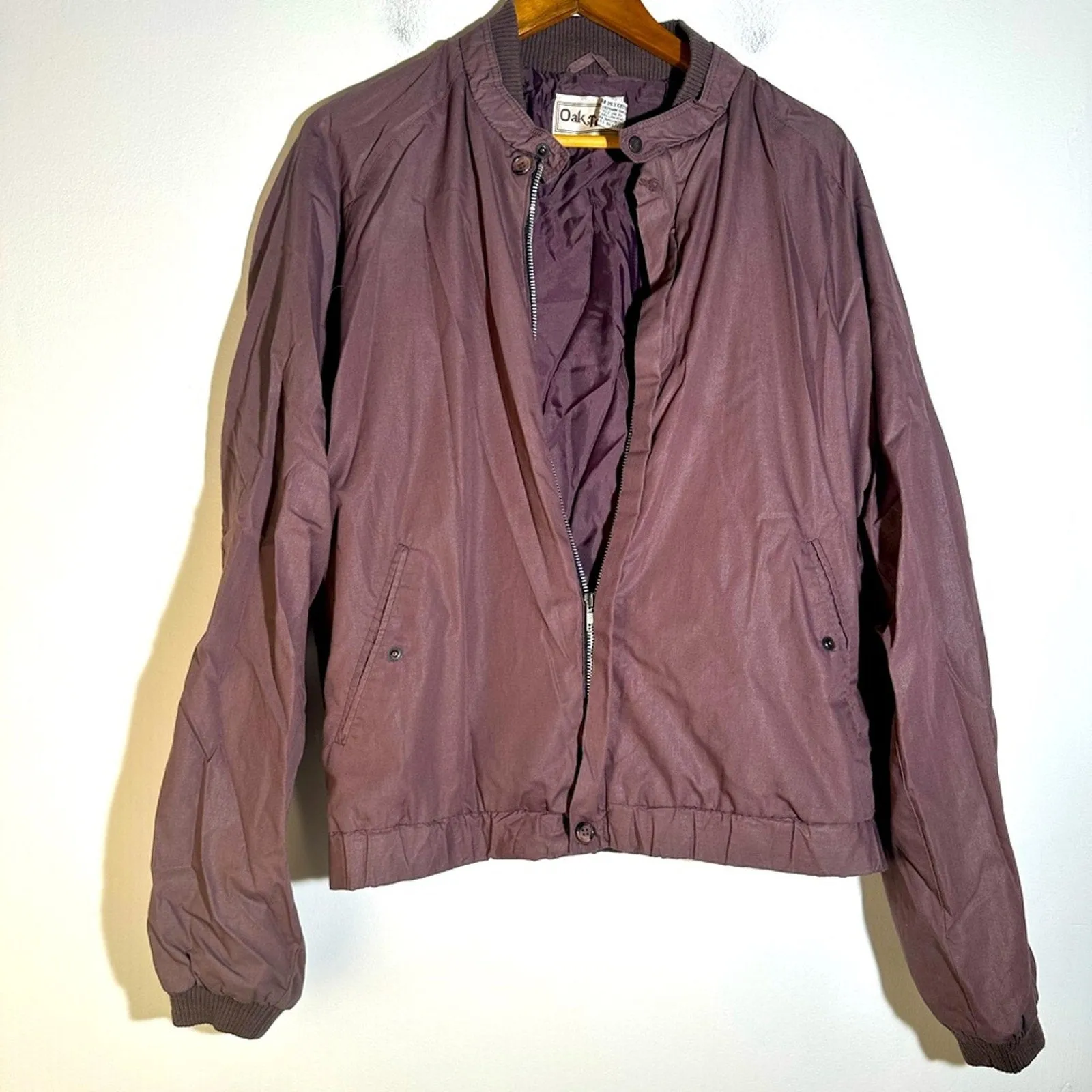 Vintage 80’s Oak Tree “Members Only” Bomber Jacket