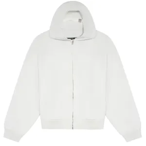 White Cap Zip-Up Hoodie