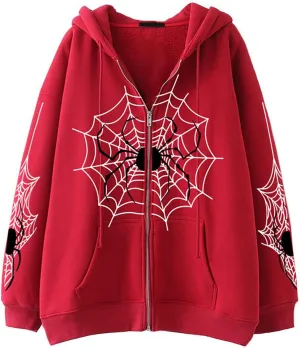 Women's Zip Up Hoodies Womens Oversized Sweatshirts Hoodies Long Sleeve Shirts Pullover Fall Clothes With Pocket