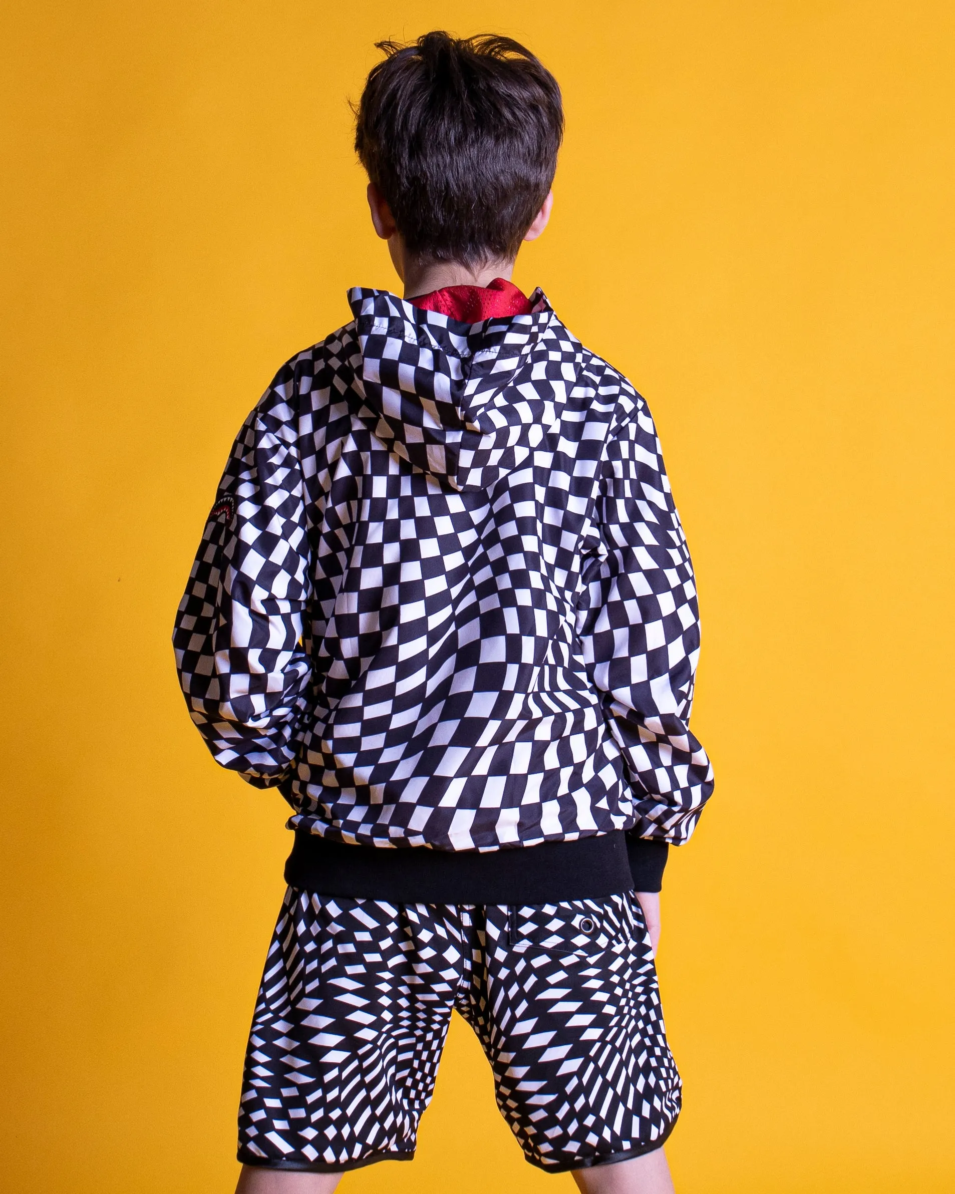 Youth - Sprayground Jacket PSYCHO CHECKERED Black