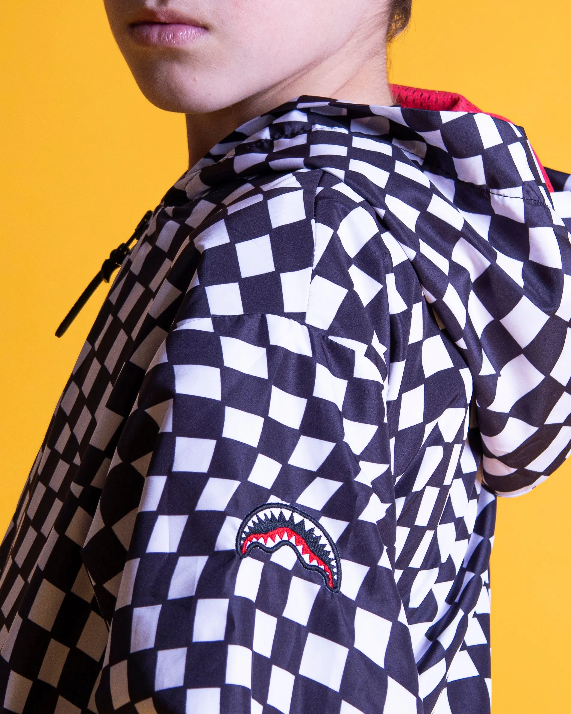 Youth - Sprayground Jacket PSYCHO CHECKERED Black